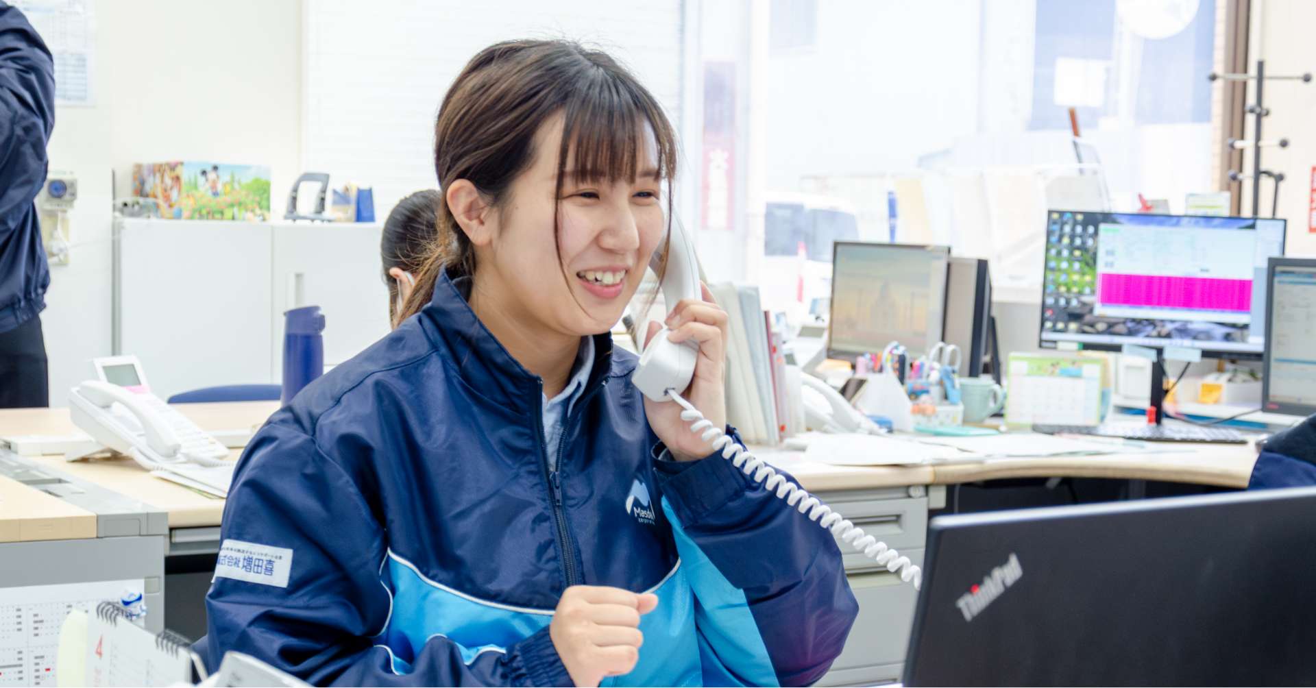 営業の仕事の様子